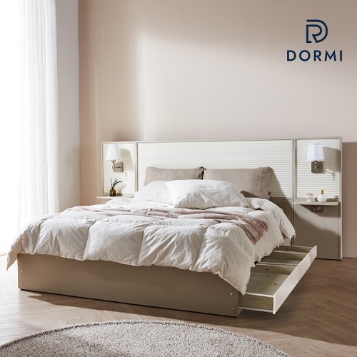 도르미 로아 LED 수납 침대 라지킹 프레임 dr5298