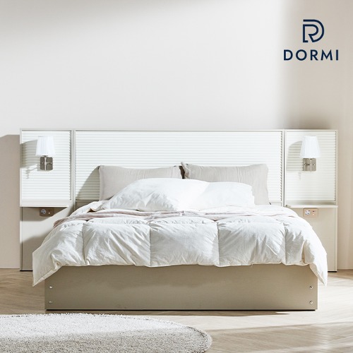 도르미 로아 LED 서랍 호텔형 침대세트 27cm 매트리스 퀸 dr5357